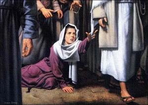 The Canaanite woman made a great leap of faith.
