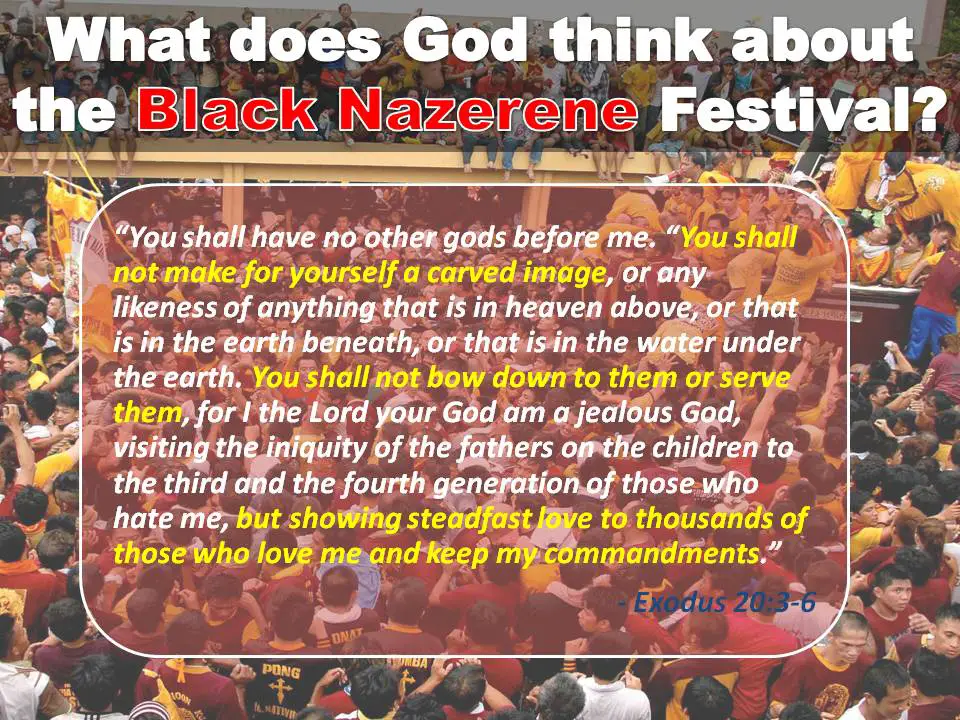 Is God Happy with the Black Nazarene Festival?