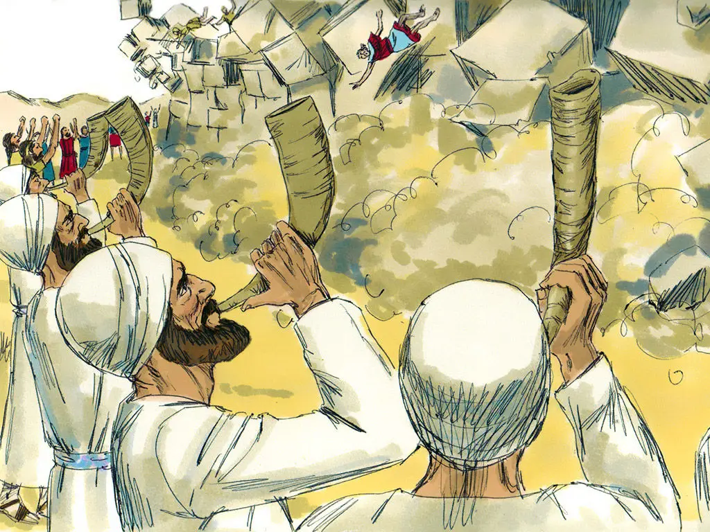 The fall of wall of Jericho