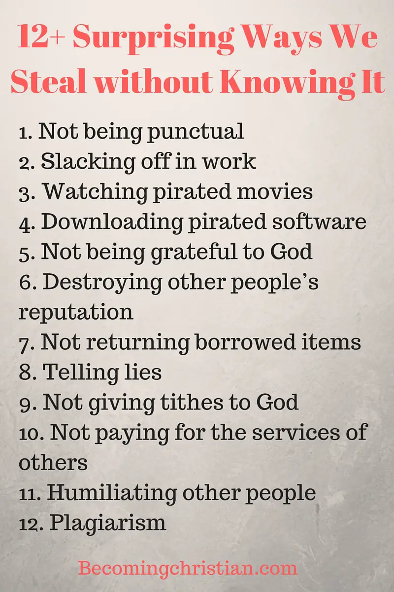 12+ Surprising Ways We Steal without Knowing It (1)