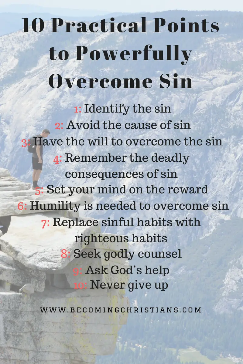10 Practical Points to Powerfully Overcome Sin