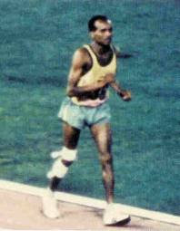John Stephen Akhwari in 1968 Olympic Marathon Race