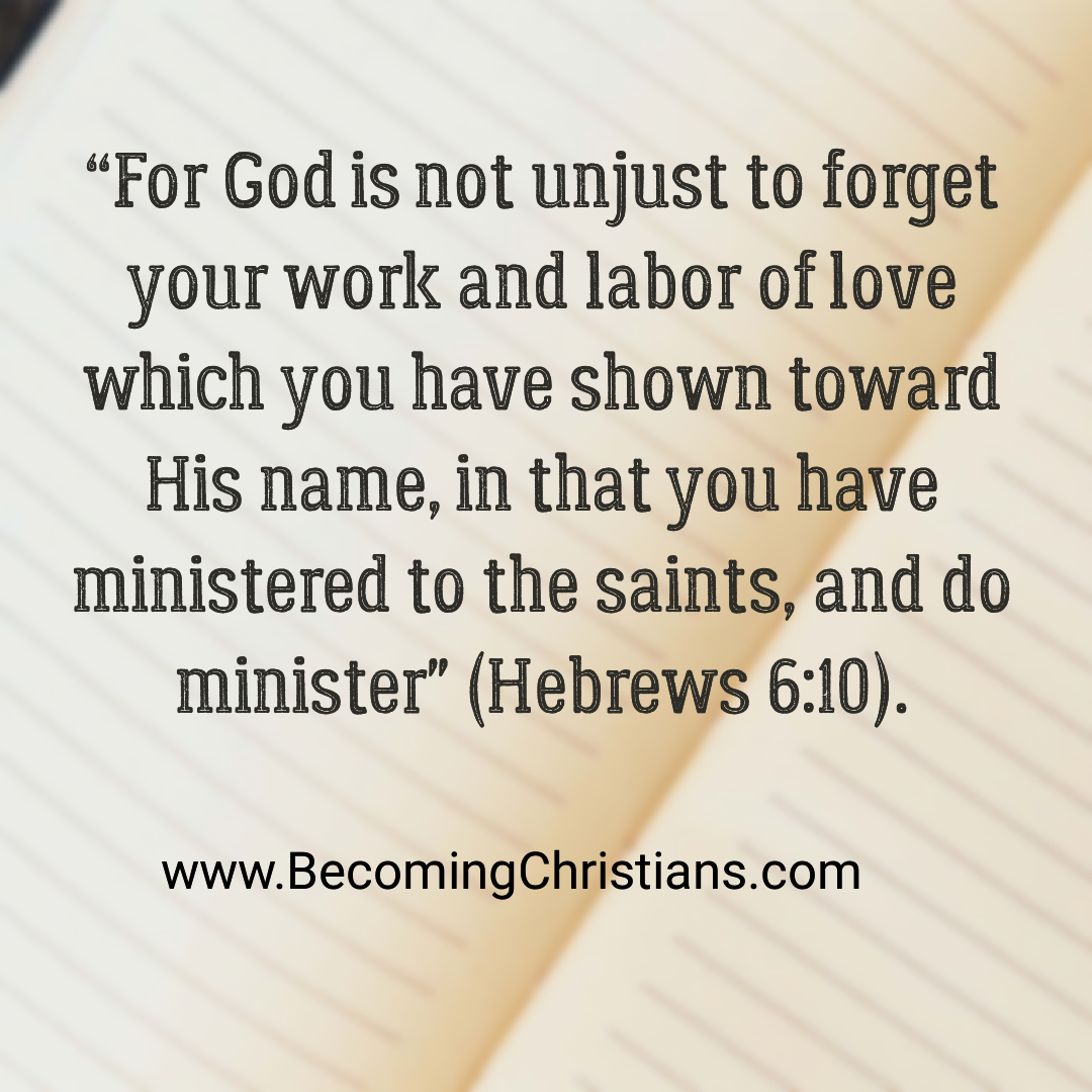 Hebrews 6:10