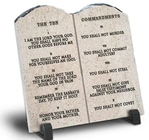 The ten commandments