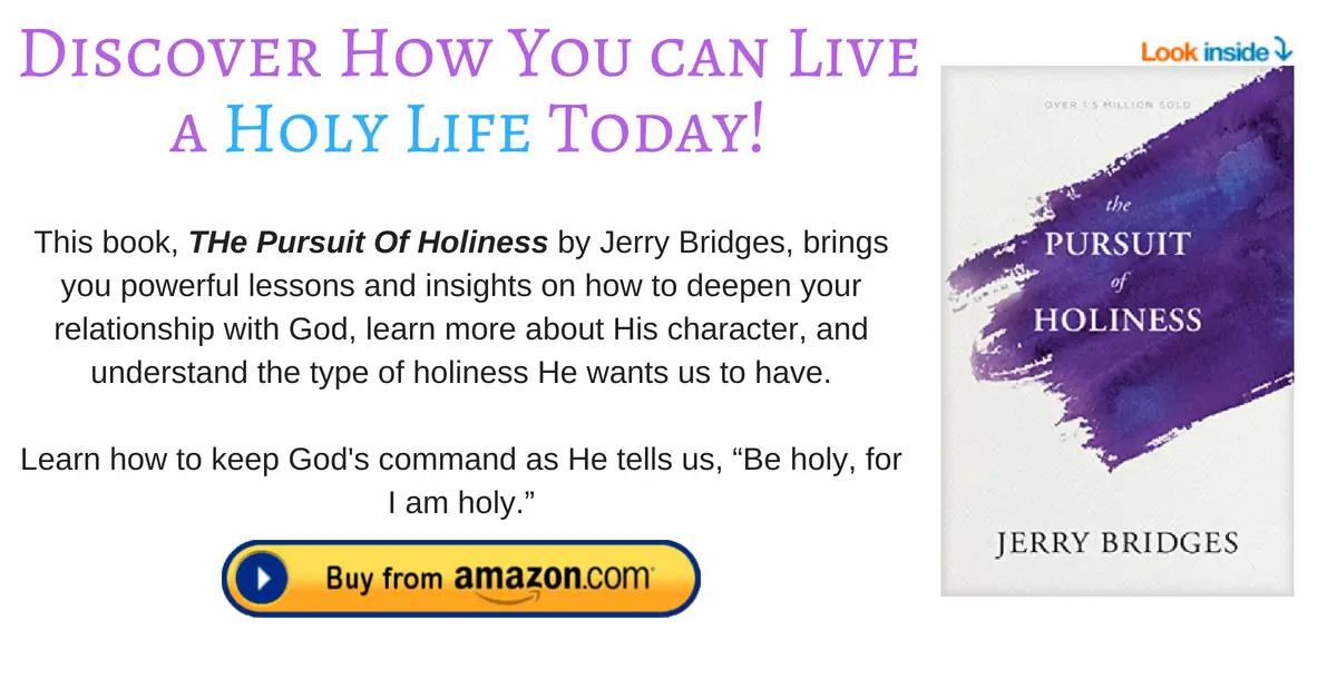 Pursuit of Holiness footnote