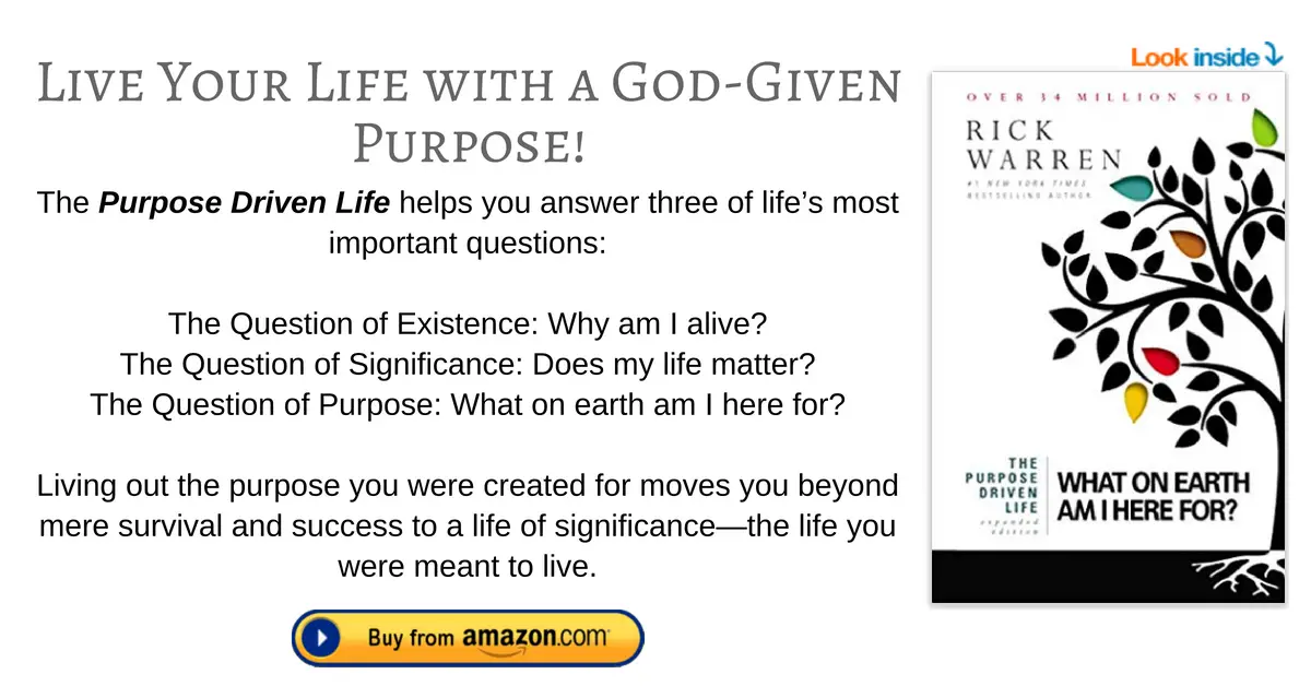 The Purpose Driven Life footnote