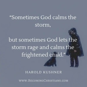 Christian quote about God's comfort