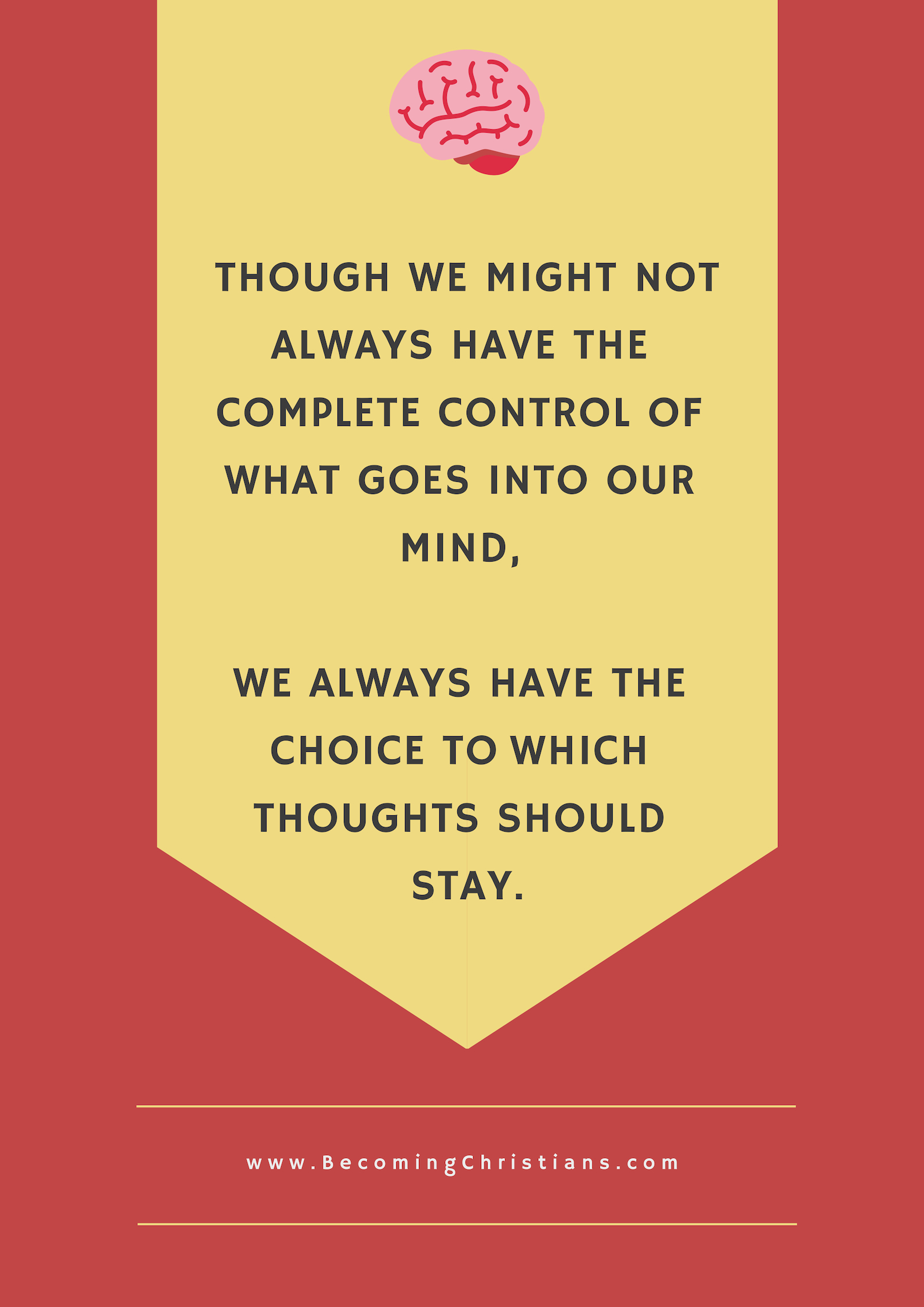 quote about choosing what we think