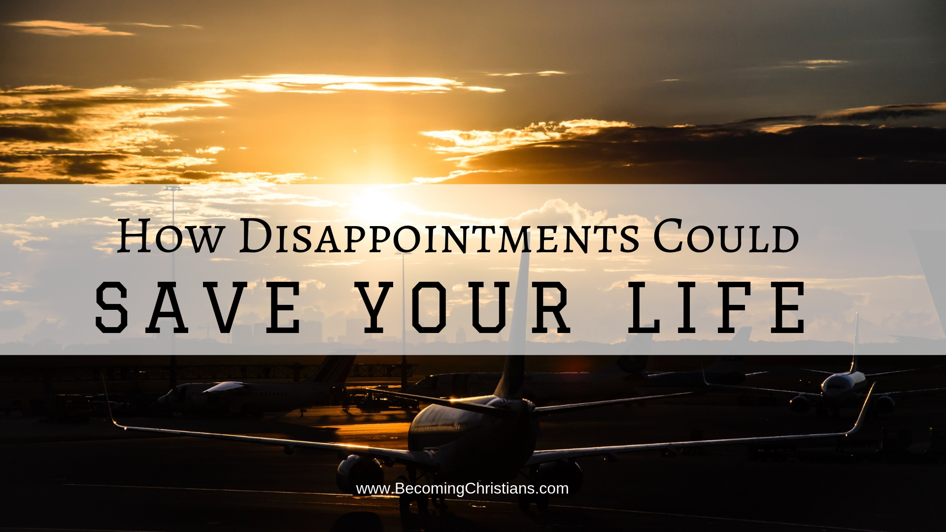 This is a blog about how God could save you from pain through disappointments.