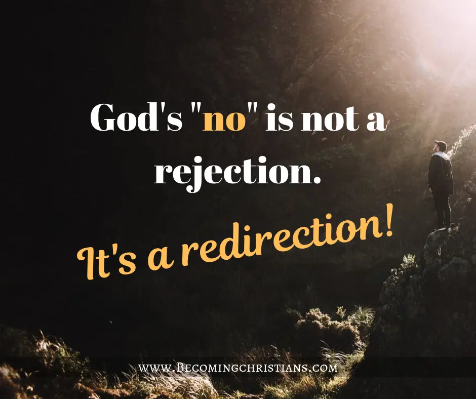 quote about prayer and when God says no