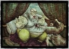 Ehud killing eglon
