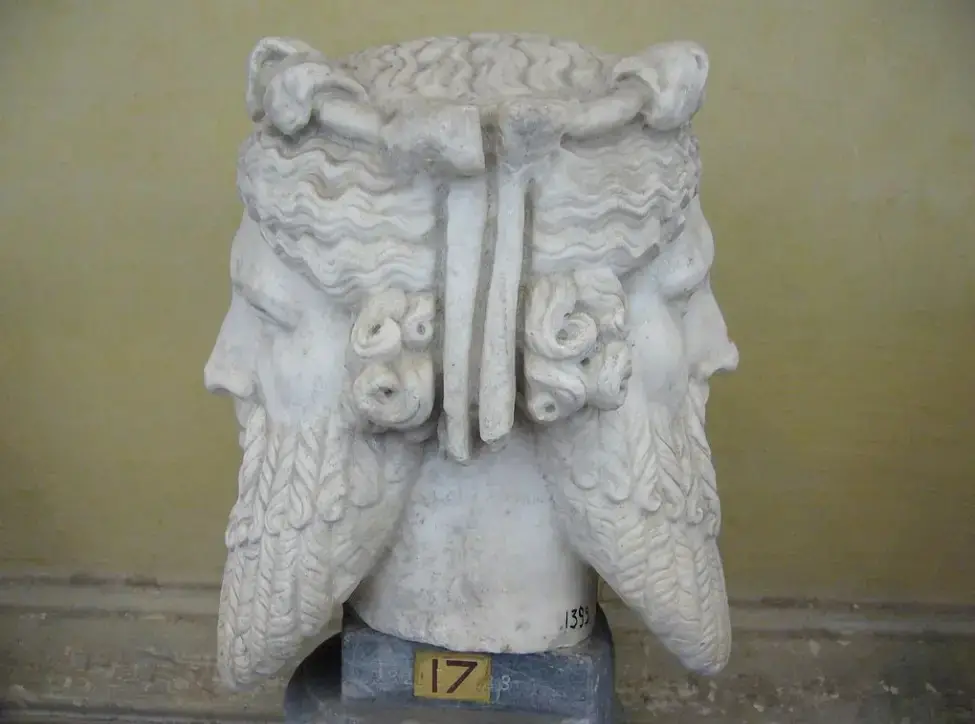 Head of Janus, Vatican museum, Rome