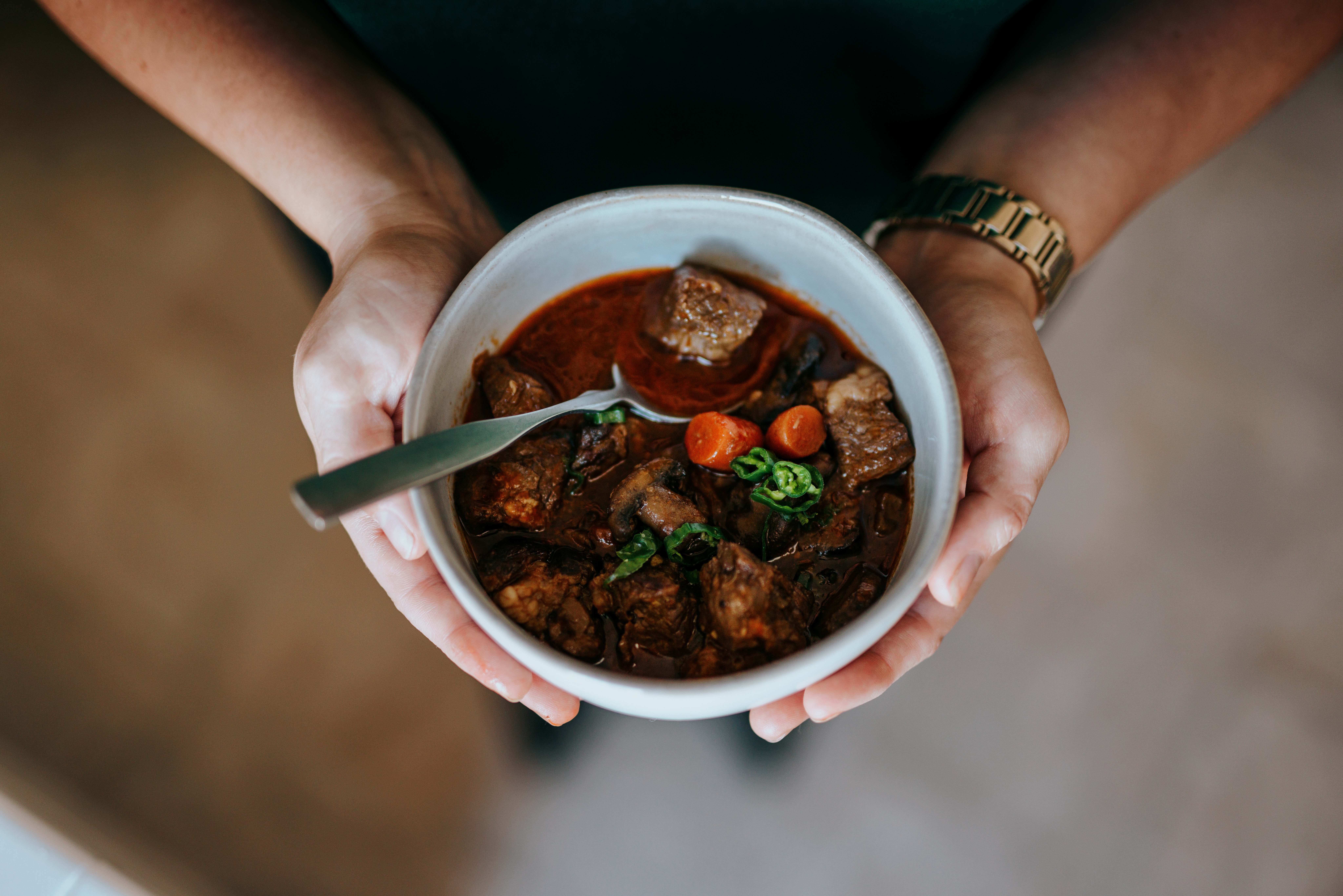 bowl of soup food