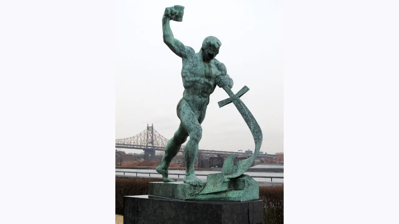 The Bible talks about when people will beat their swords into plowshares.