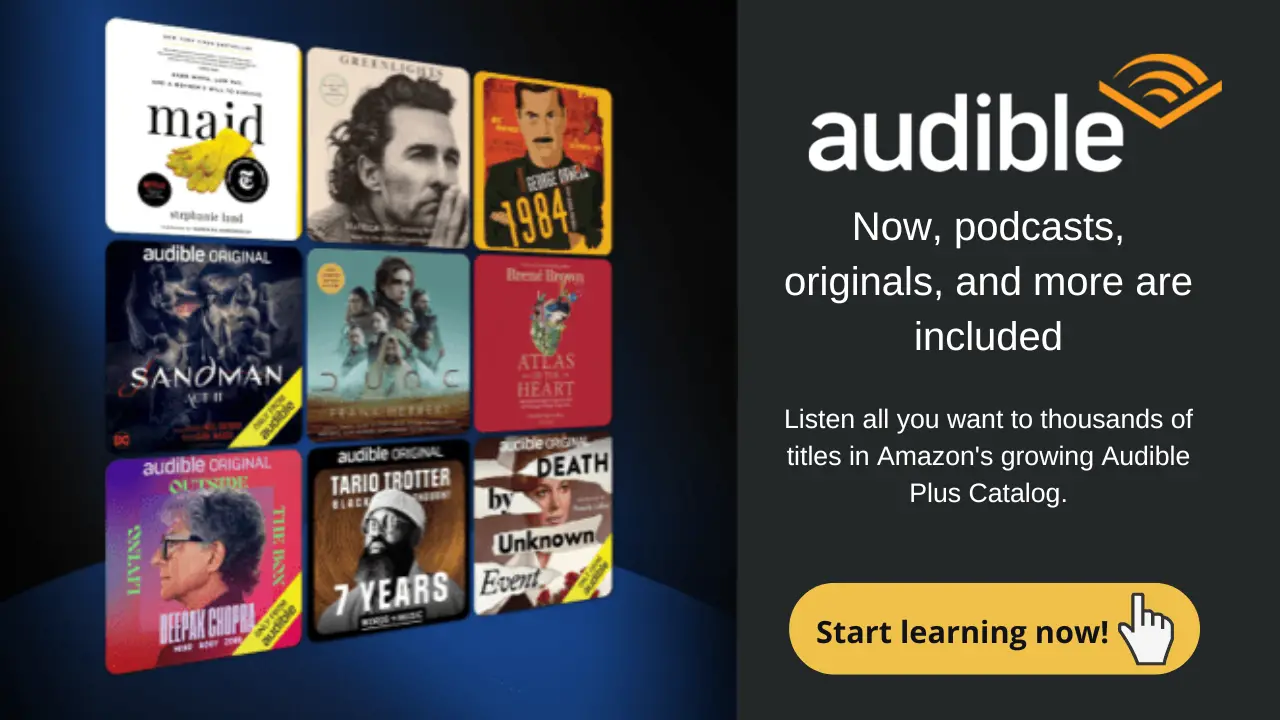 amazon audible promo ad