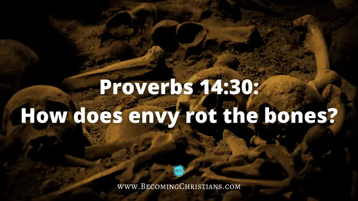 Proverbs 14 30 How does envy rot the bones