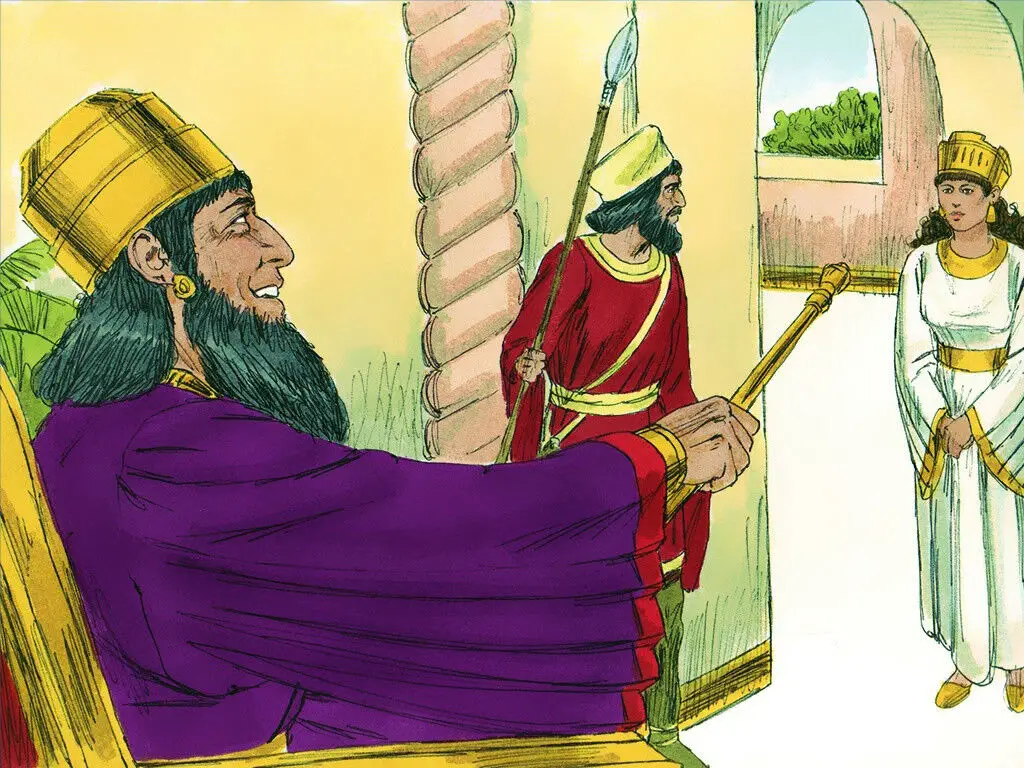 esther and the king in the Bible