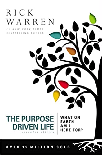 the purpose drive life by rick warren book cover