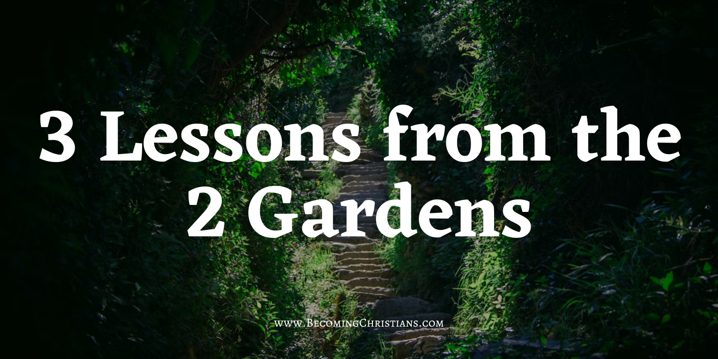 3 Lessons from the 2 Gardens