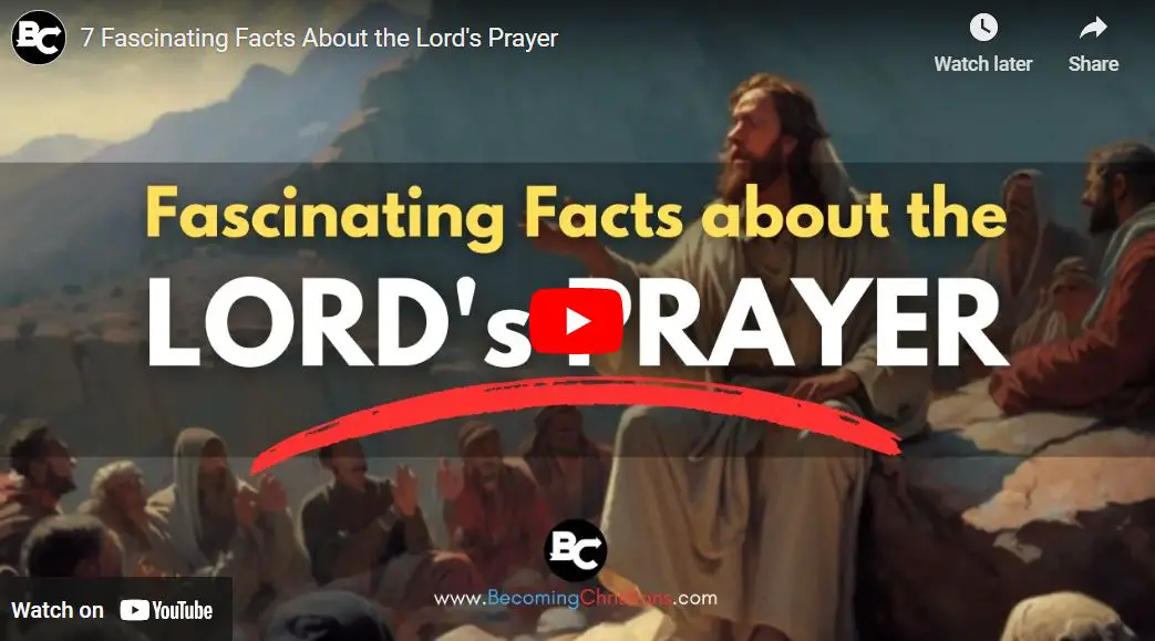 Fascinating Facts about the LORD's PRAYER image