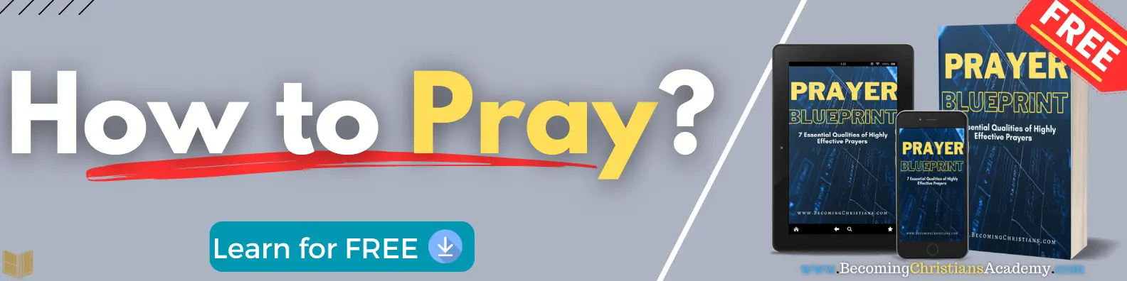 How to Pray free masterclass banner