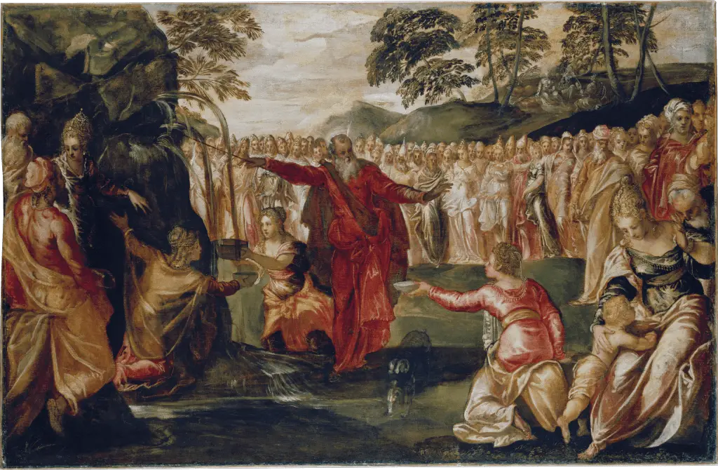 Moses striking the rock instead of speaking to it to get water for Israel.