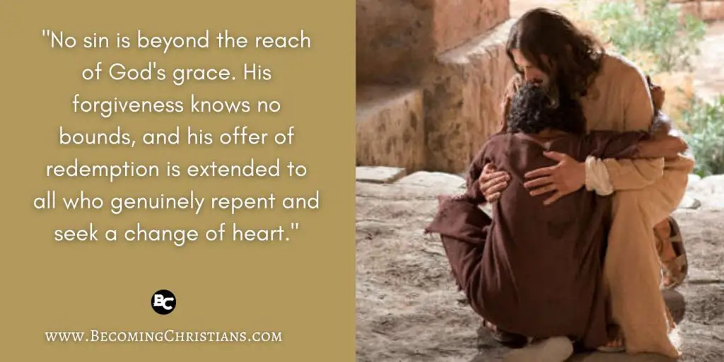 Powerful lessons from the Parable of the Two Debtors: "No sin is beyond the reach of God's grace. His forgiveness knows no bounds, and his offer of redemption is extended to all who genuinely repent and seek a change of heart."