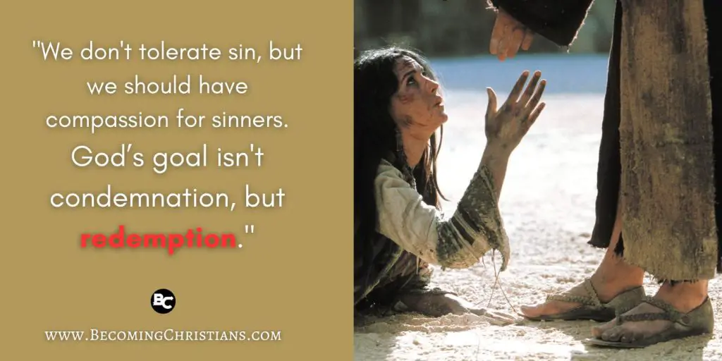 Powerful lessons from the Parable of the Two Debtors We don't tolerate sin, but we should have compassion for sinners. God’s goal isn't condemnation, but redemption.