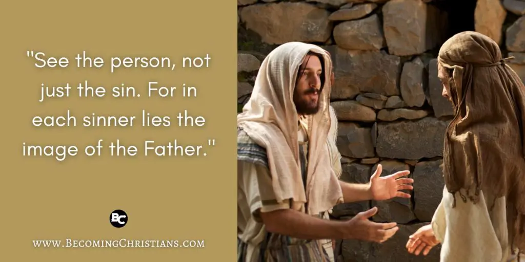 Powerful lessons from the Parable of the Two Debtors see the person, not just the sin.