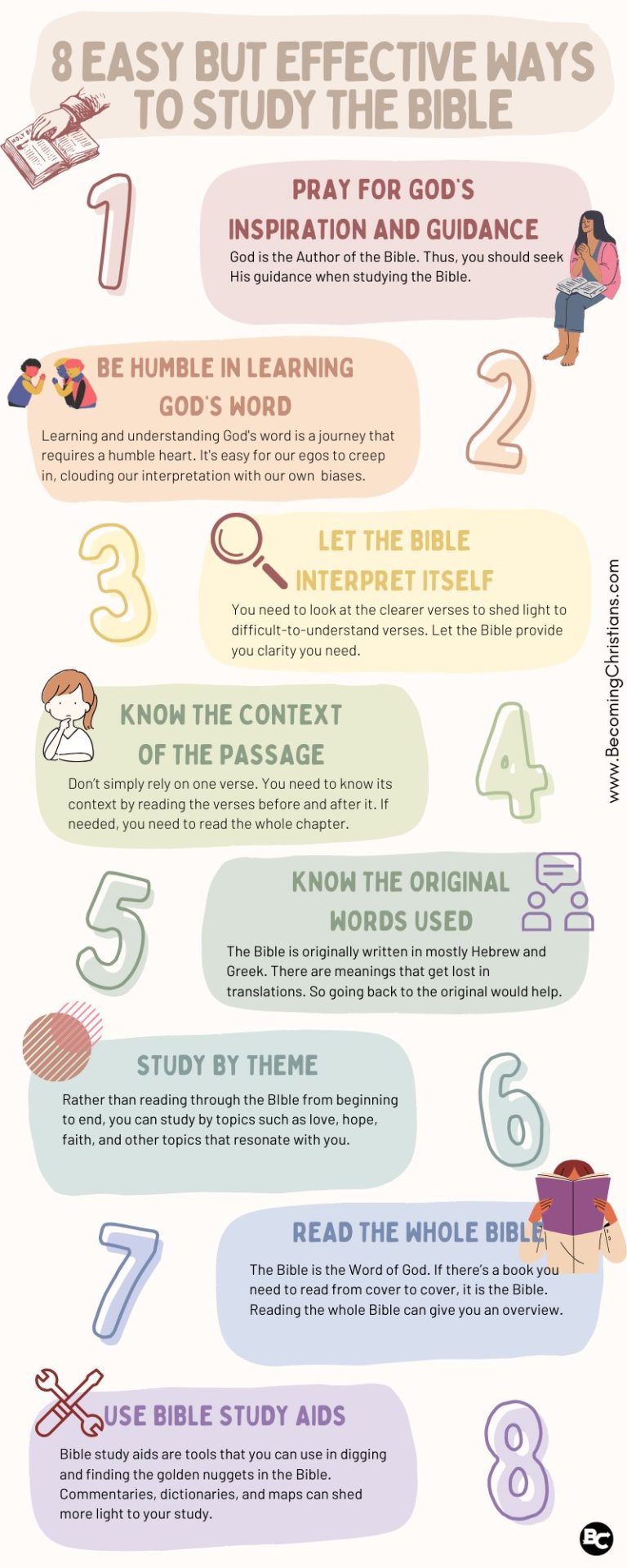 8 Easy but Effective Ways to Study the Bible
