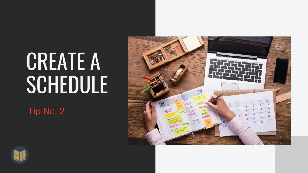 How to develop bible study habit - create a schedule