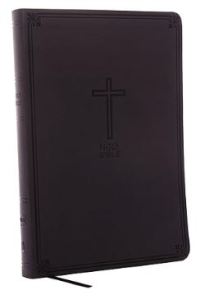 NKJV, Value Thinline Bible, Large Print, Leathersoft, Charcoal, Red Letter Edition, Comfort Print: Holy Bible, New King James Version