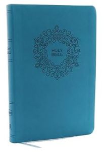 NKJV, Value Thinline Bible, Large Print, Turquoise Leathersoft, Red Letter, Comfort Print Holy Bible, New King James Version