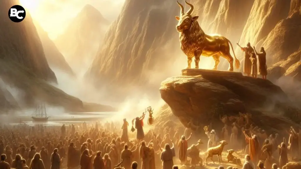 the golden calf and the israelites in the wilderness of sinai