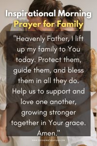 Inspirational Morning Prayers for family
