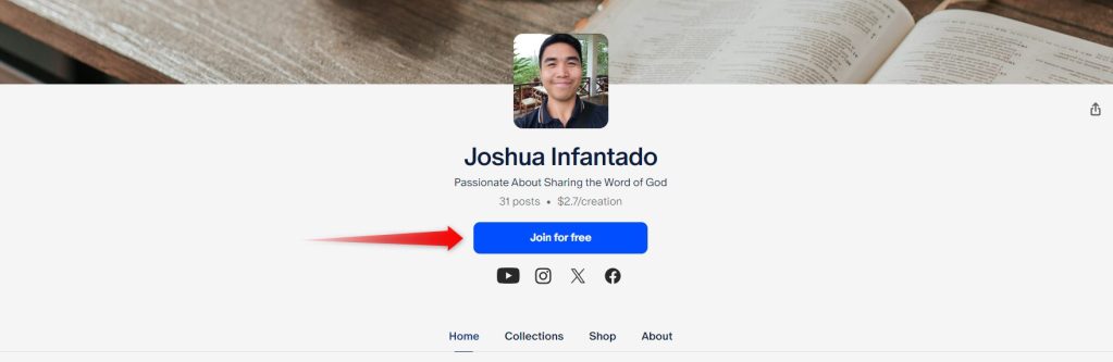 patreon free sign up to becoming christians membership
