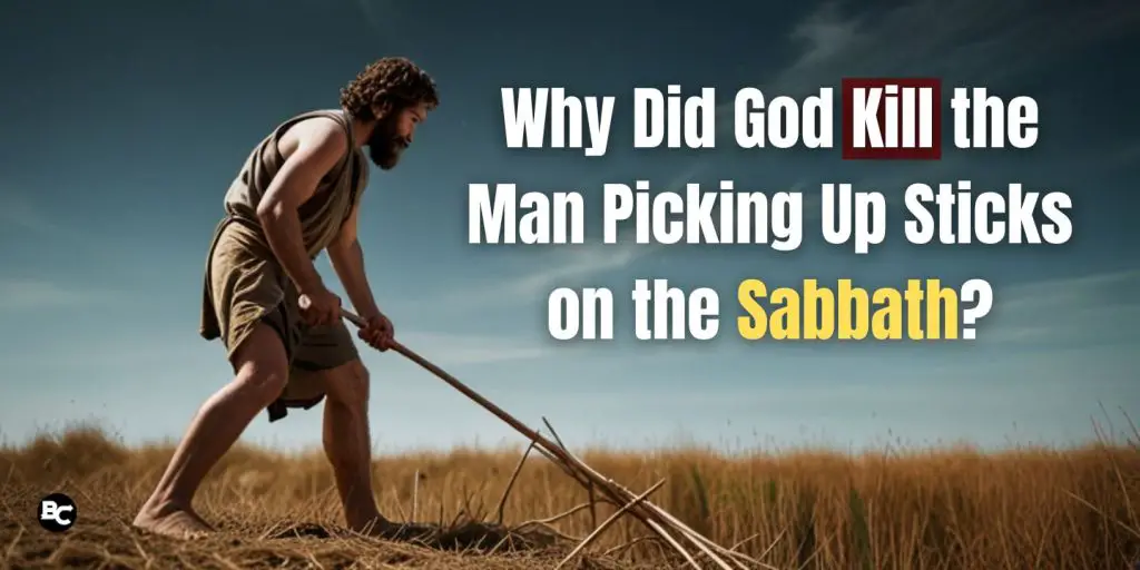 Why Did God Kill the Man Picking Up Sticks on the Sabbath image