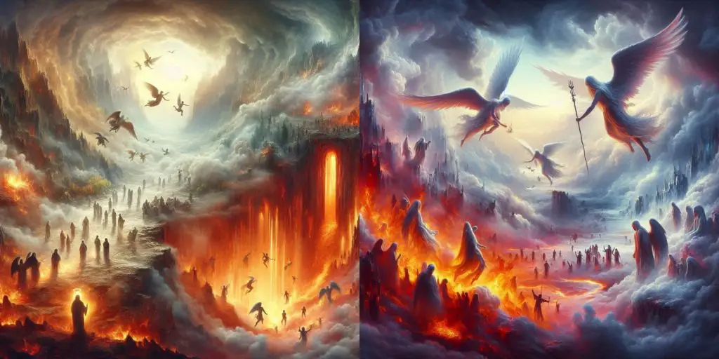 how purgatory is depicted in the minds of people