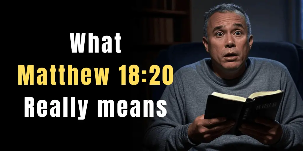 What Matthew 1820 Really means blog image