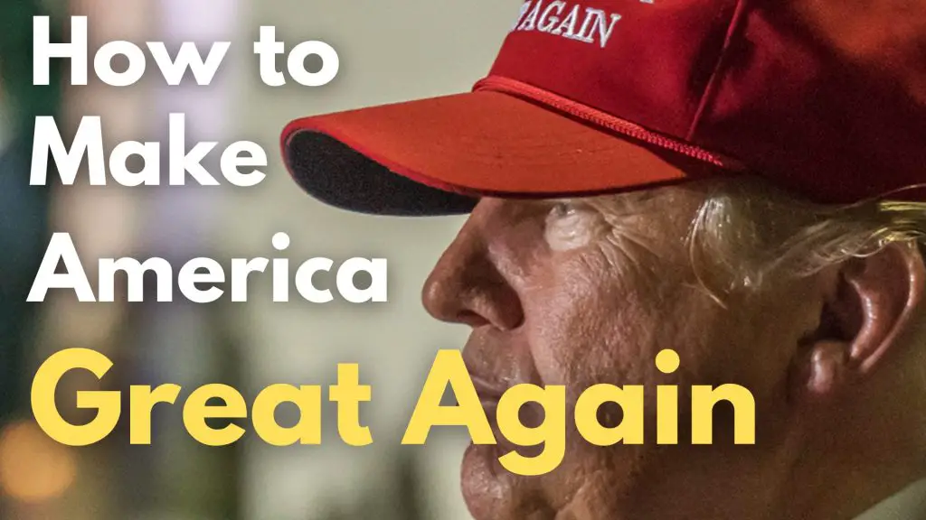 How to Make America Great Again blog image