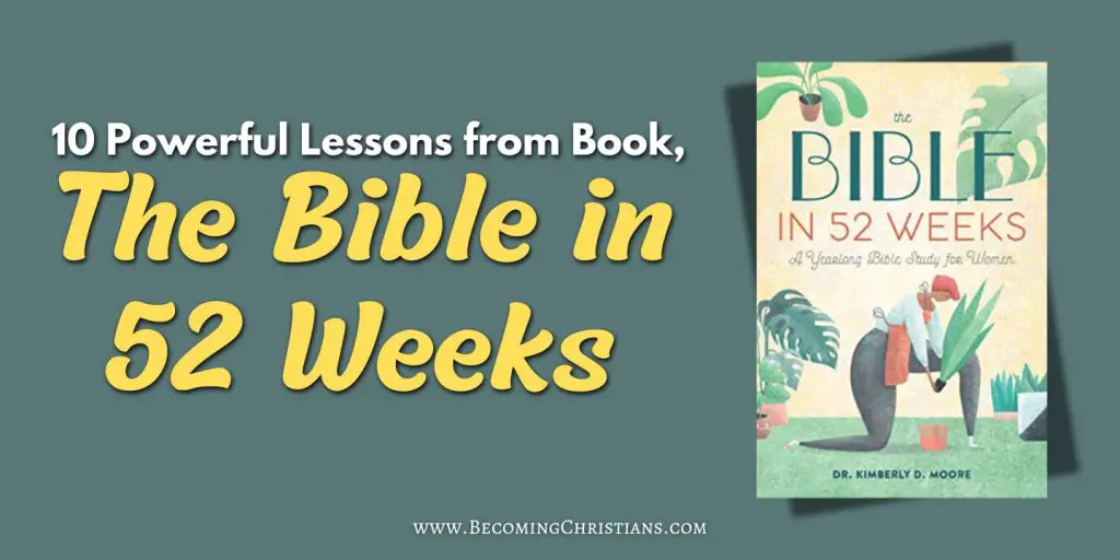 10 Powerful Lessons from Book, The Bible in 52 Weeks blog image