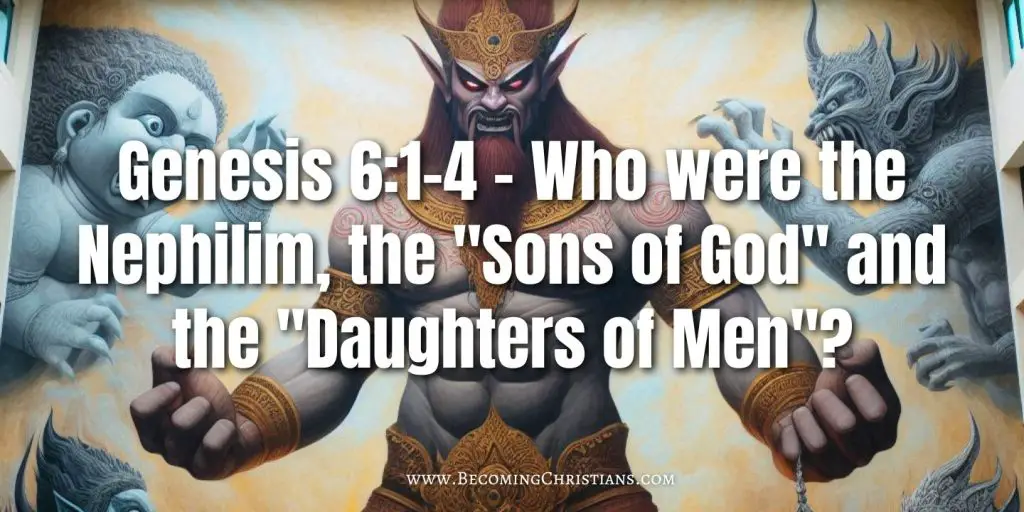 Genesis 61-4 – Who were the Nephilim, the Sons of God and the Daughters of Men blog image