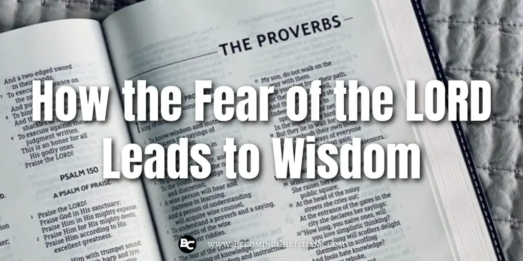 How the Fear of the LORD Leads to Wisdom blog image