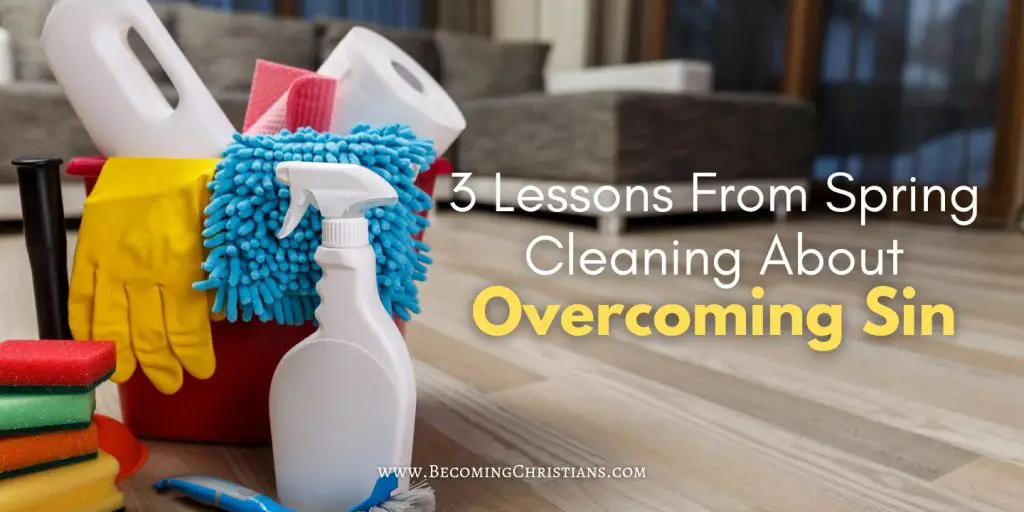 3 Lessons From Spring Cleaning About Overcoming Sin blog image