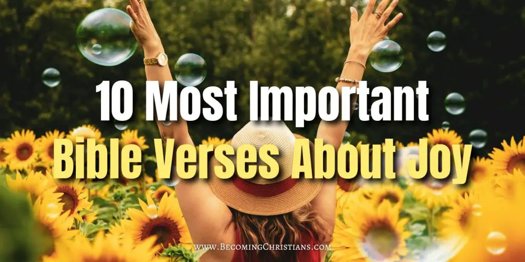 10 Most Important Bible Verses About Joy blog illustration