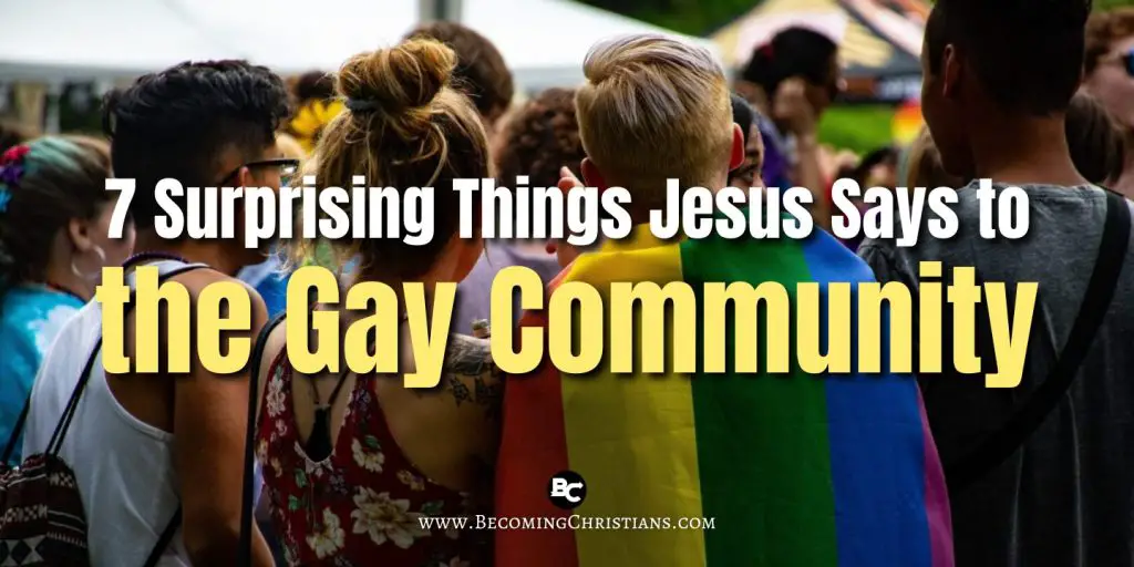 7 Surprising Things Jesus Says to the Gay Community blog illustration