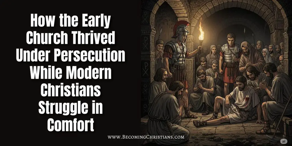 How the Early Church Thrived Under Persecution While Modern Christians Struggle in Comfort blog illustration
