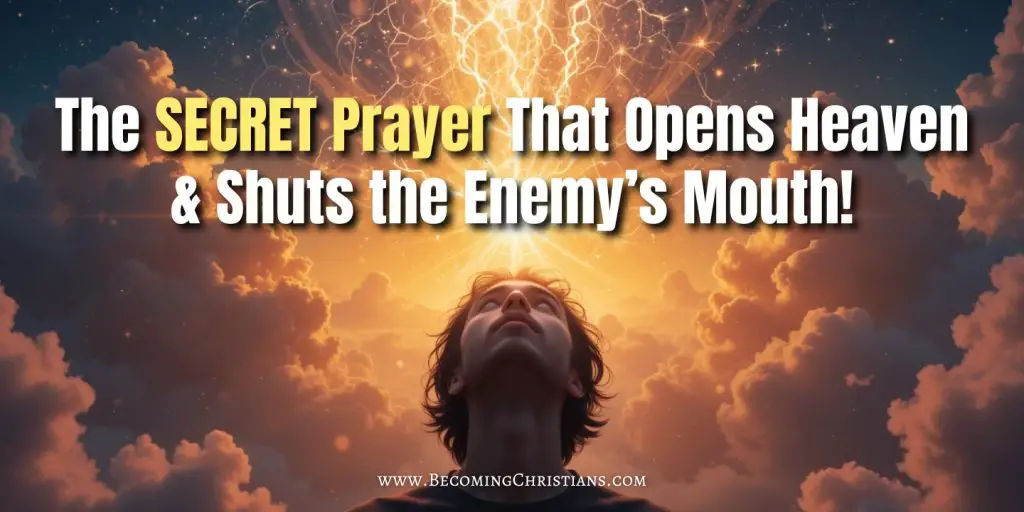 The SECRET Prayer That Opens Heaven and Shuts the Enemy’s Mouth! blog illustration
