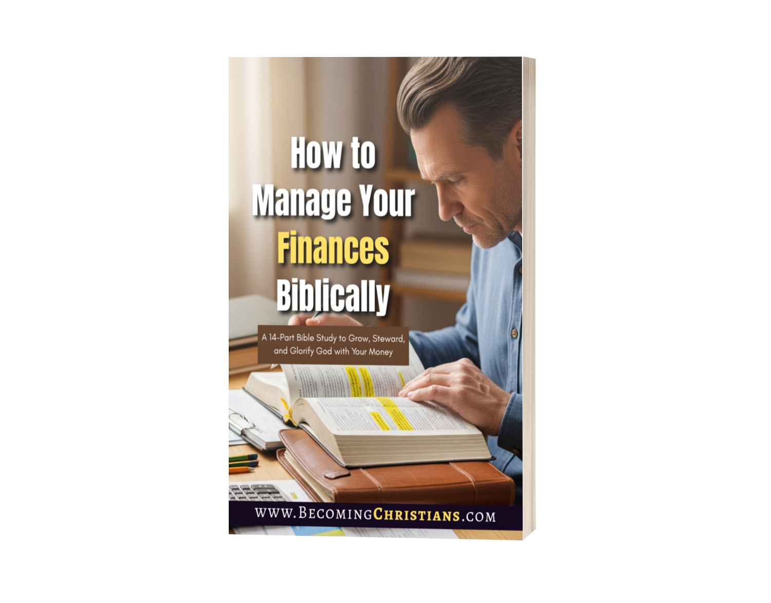 how to manage finances book cover 3D