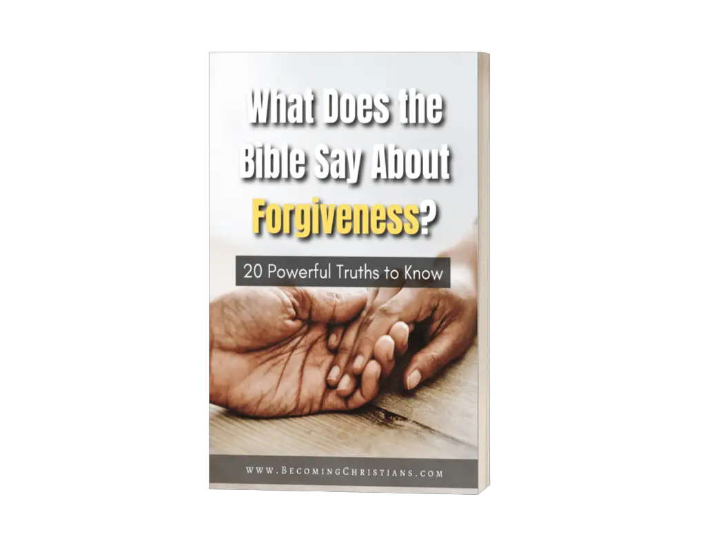What Does the Bible Say About Forgiveness book cover 3D